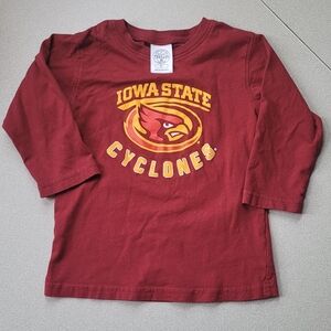 4T Kids Iowa State Cyclones 3/4 Sleeve Tee